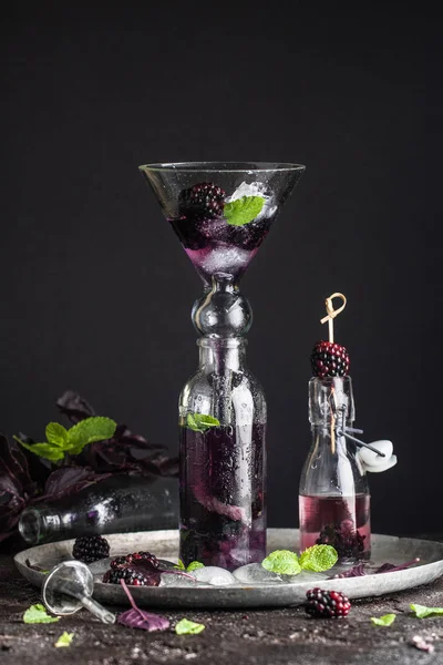 Caseiro Blackberry Wine — Fotografia de Stock