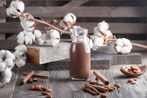 Homemade chocolate smoothie — Stock Photo, Image
