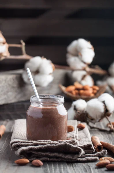 Homemade chocolate pudding — Stock Photo, Image