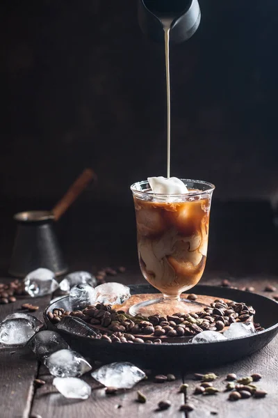 Koude chocolade koffie — Stockfoto