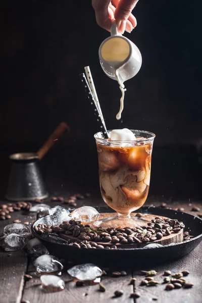 Café de chocolate frio — Fotografia de Stock