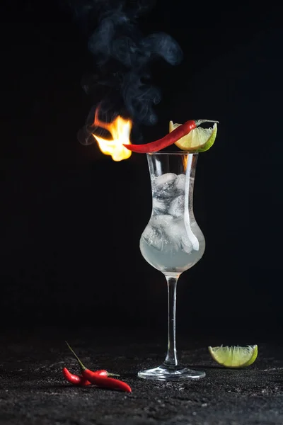 Scharfer Chili-Cocktail — Stockfoto