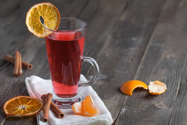 Inverno quente vinho ruminado — Fotografia de Stock