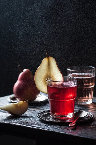 Pêra chá vermelho — Fotografia de Stock