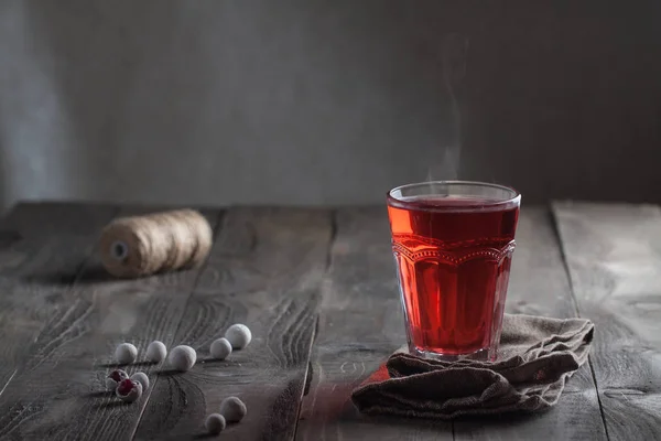 Heiße Beeren-Gewürzpunsch — Stockfoto