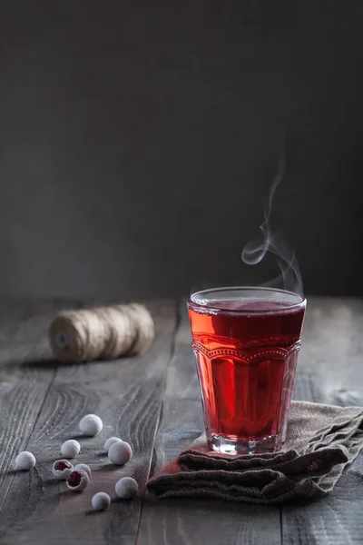 Heiße Beeren-Gewürzpunsch — Stockfoto