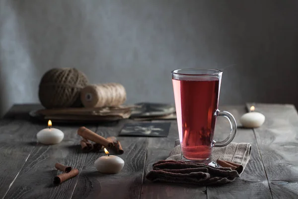 Heiße Beeren-Gewürzpunsch — Stockfoto