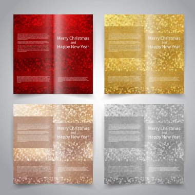 Broşür tasarım şablonları kümesi