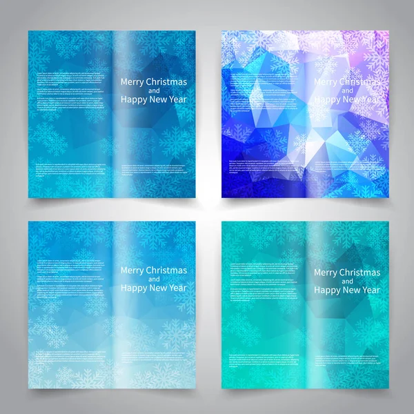 Noel broşür tasarım şablonları