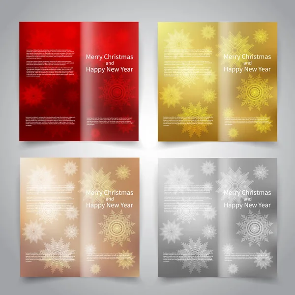 Broşür tasarım şablonları kümesi