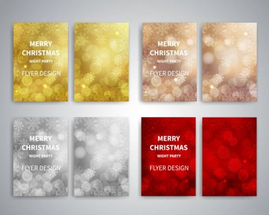 Noel el ilanı tasarım şablonları