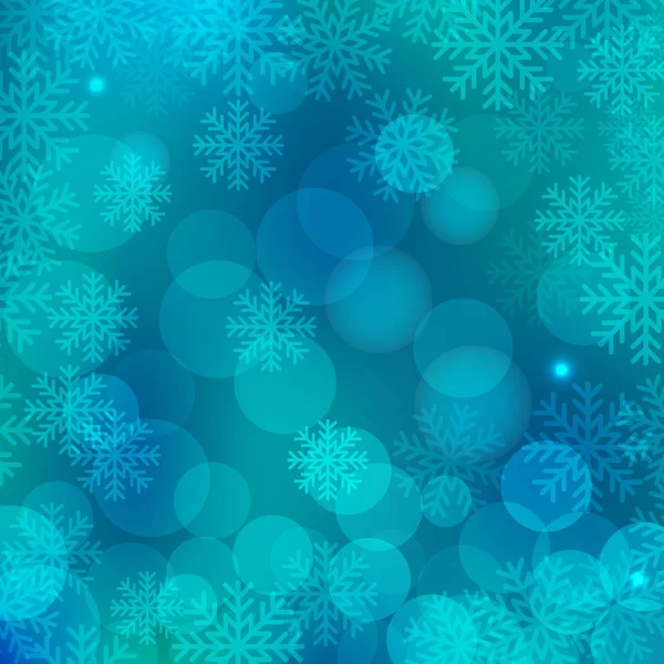 Vánoční pozadí modrá — Stockový vektor