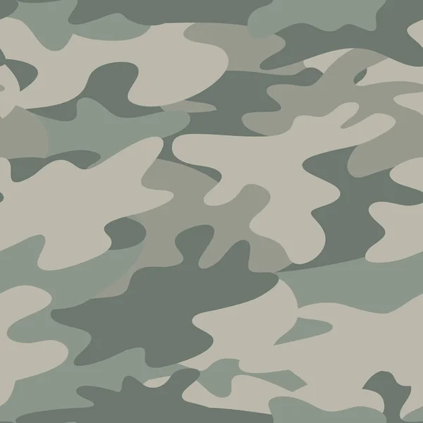 Nahtlose Camouflage Muster Militärischen Hintergrund Blaue Und Graue Farben Abstraktes — Stockvektor