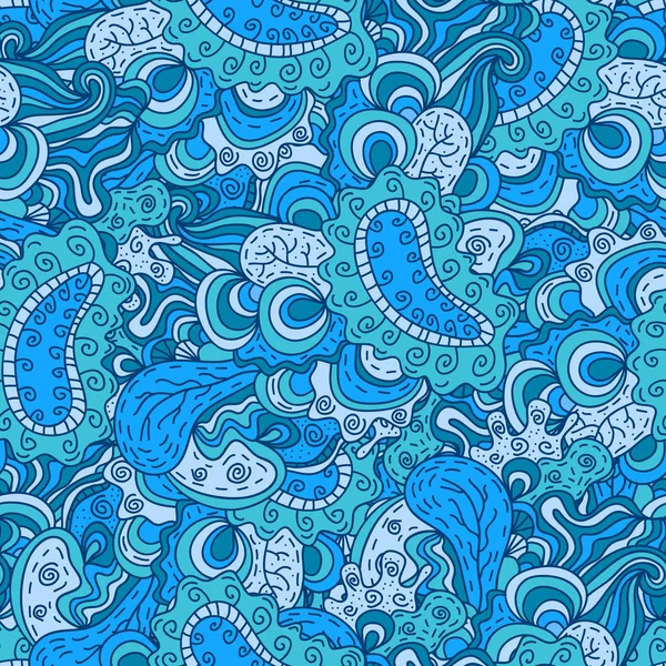 Dikişsiz desen. Vektör deniz süsleme. Döşeme. Giysi, tekstil, baskı, Scrapbooking, kitap kapağı vb için deniz tasarımı.