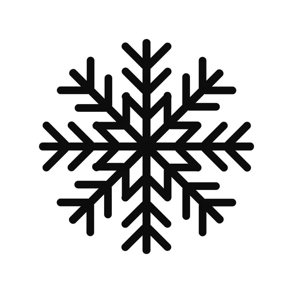 Vektorová Sněhová Ikona Vánoční Design Pro Karty Nápisy Letáky — Stockový vektor