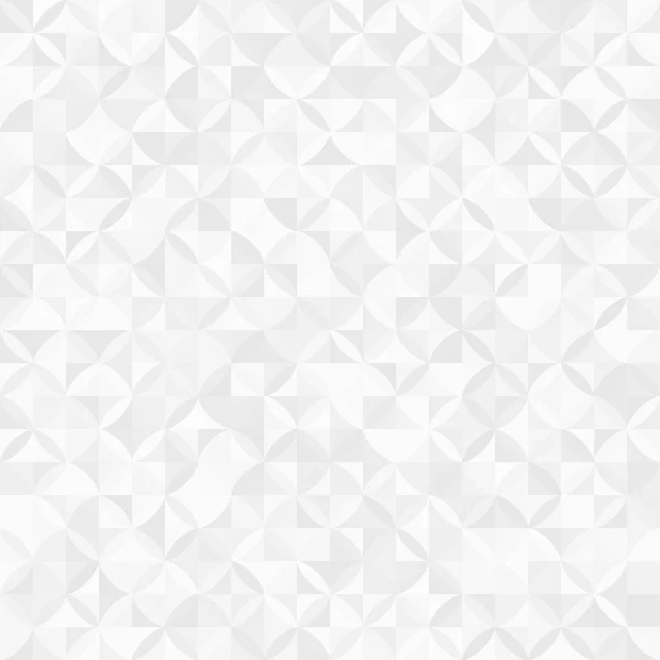 Abstract Retro Geometric Seamless Pattern White Grey Gradient Mosaic Backdrop — Stock Vector