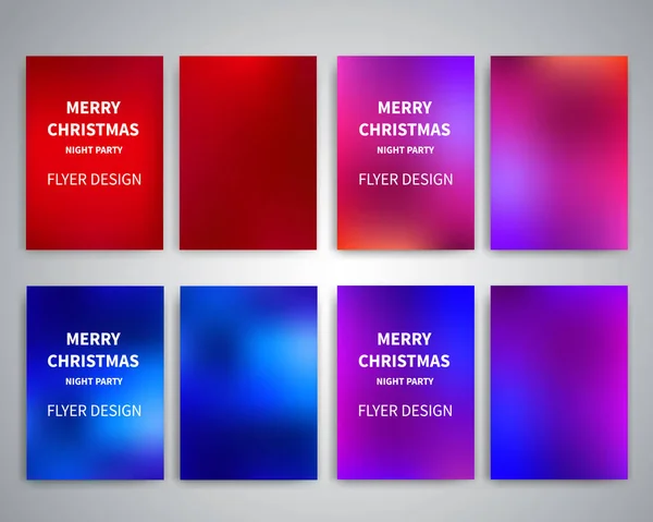Karácsonyi Szórólap Tervezősablonok Szórólap Brosúra Sablon Színes Háttérrel Design Karácsonyi — Stock Vector