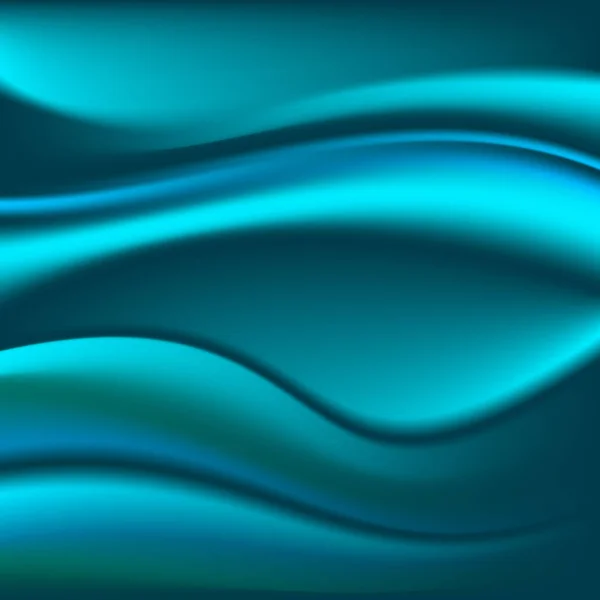 Vector background with elegant beautiful blue turquoise marine abstract wavy mesh design — Image vectorielle