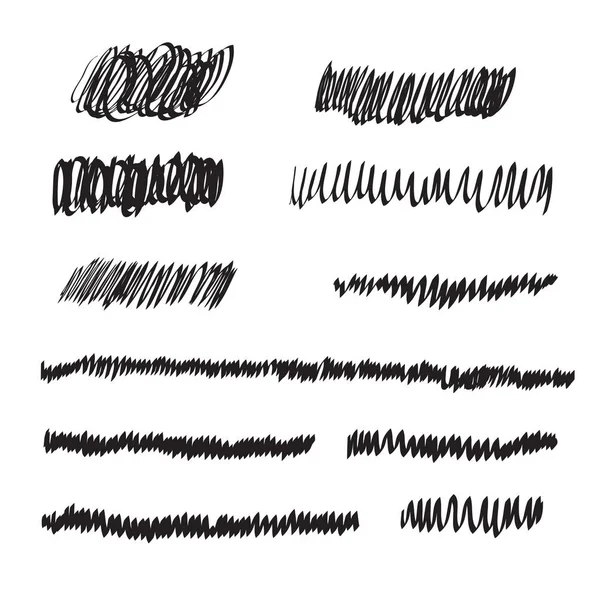 Scribble πινέλο πινελιές που, διάνυσμα λογότυπο στοιχείο σχεδιασμού για παρουσιάσεις — Διανυσματικό Αρχείο