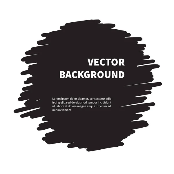 Vector Schwarzes Banner Design Vektor Logo Designelement Für Präsentationen Vorlagen — Stockvektor