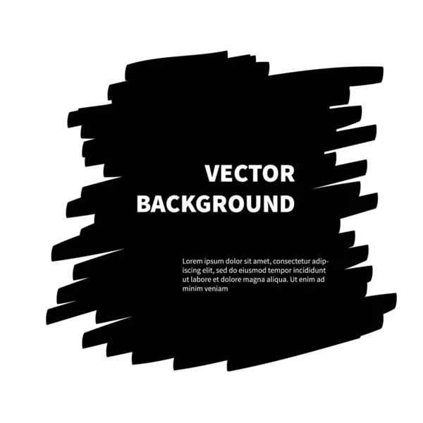 Vector Black Banner Design Vector Logo Design Element Presentations Templates — Stock Vector