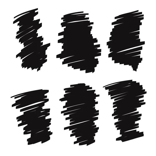Μαύρο Πινέλο Πινελιές Που Διανυσματικό Λογότυπο Στοιχεία Σχεδιασμού Για Παρουσιάσεις — Διανυσματικό Αρχείο