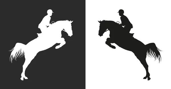 Illustration vectorielle Horsewoman — Image vectorielle