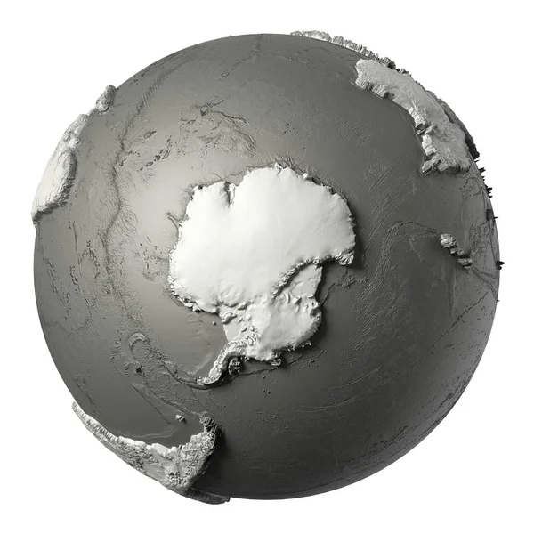 Globo 3D Antártida — Foto de Stock