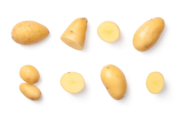 Patatas aisladas sobre fondo blanco — Foto de Stock