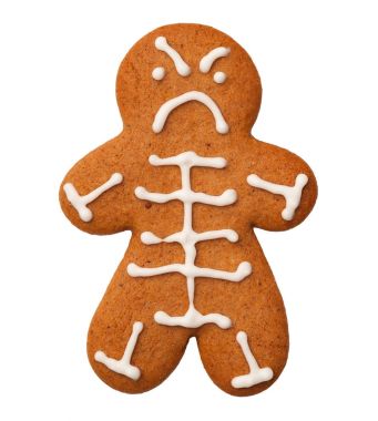 Beyaz arka plan üzerinde izole Halloween iskelet tanımlama bilgisi