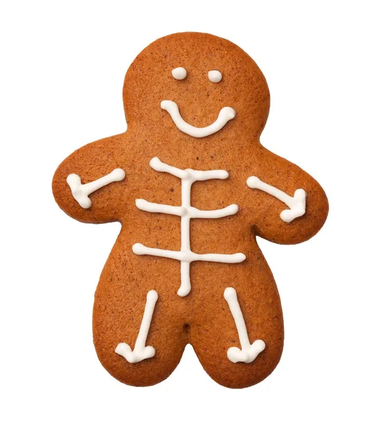 Beyaz arka plan üzerinde izole Halloween iskelet tanımlama bilgisi