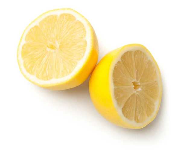 Лимон ізольований на білому фоні — стокове фото