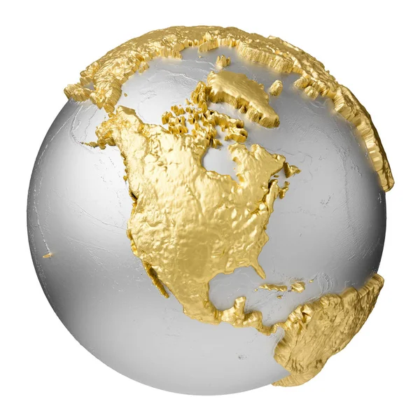 Gouden Noord-Amerika — Stockfoto