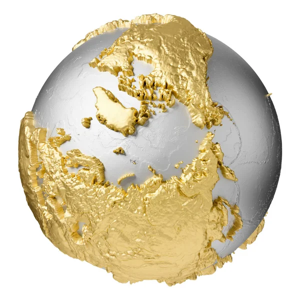 Guld Nordpolen — Stockfoto