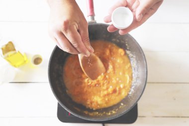 Gıda hazırlama fotoğraf