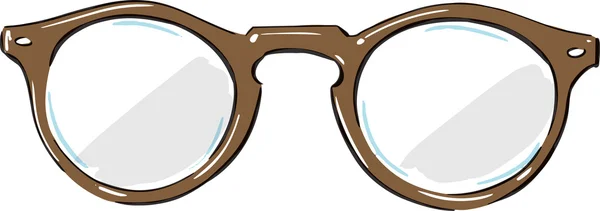 流行に敏感な眼鏡ファッション スタイル イラスト — ストックベクタ