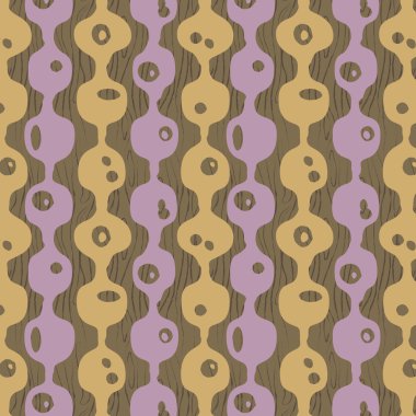 1950'lerde retro orta yüzyıl Seamless Modeli