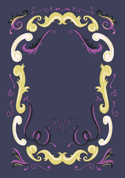 Decoratieve sprookje Frame — Stockvector