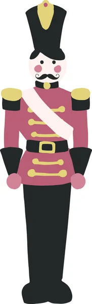 Ілюстрований іграшковий солдат елемент дизайну — стоковий вектор