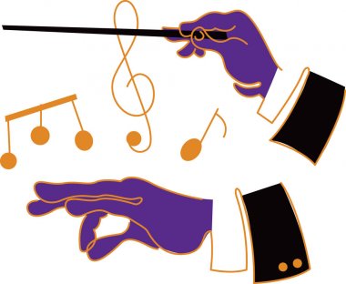 Music Conductor Hands clipart