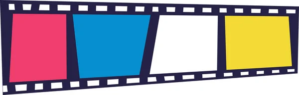 Película película tira — Vector de stock