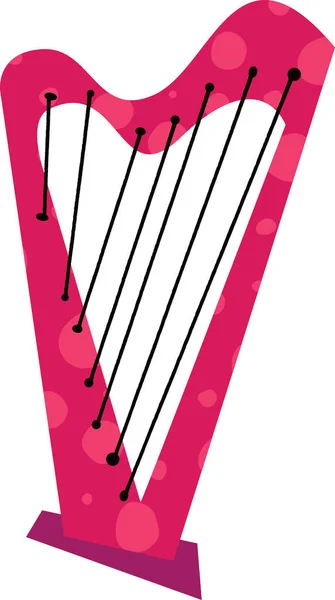Instrument muzyczny na harfie — Wektor stockowy
