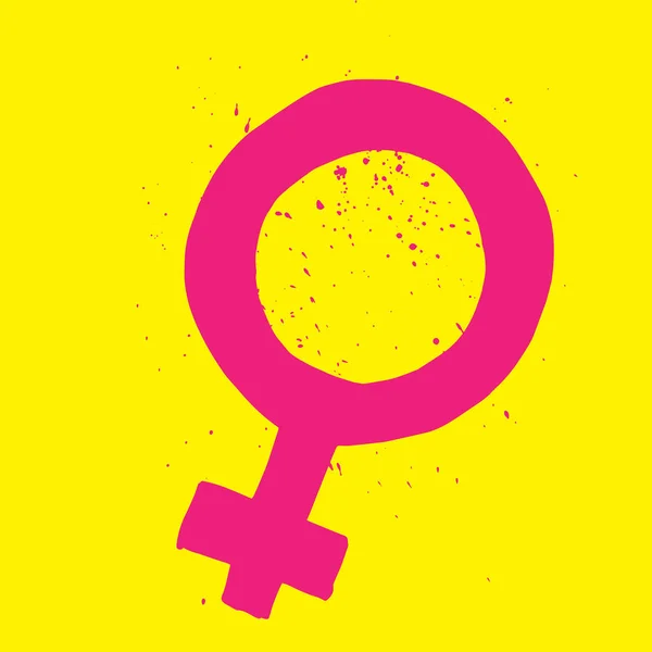 Kadın cinsiyet sembolü — Stok Vektör