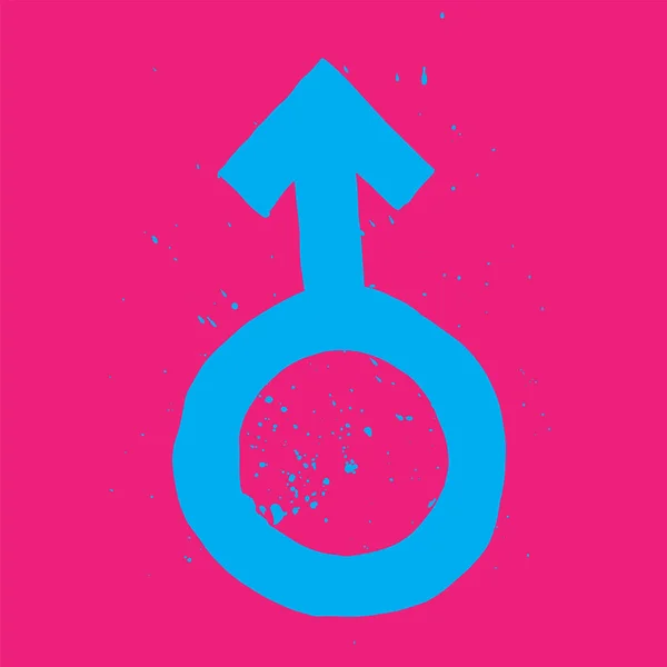 Masculin genre symbole — Image vectorielle