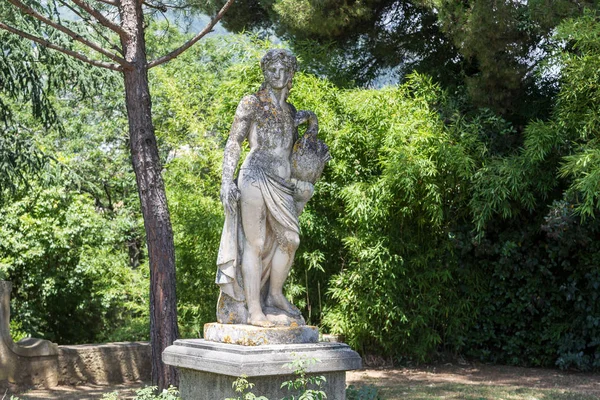 Estátua Jardim Villa Cimbrone Ravello Província Salerno Campania Itália — Fotografia de Stock