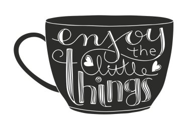 Küçük şeylerden zevk al.