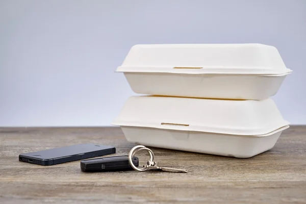 Takeaway Food Container — Stock Photo, Image