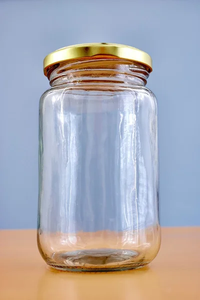 Opslag potten van glas — Stockfoto
