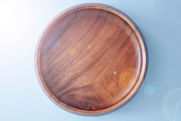 Studio Photo Wooden Bowl — Stock Photo, Image