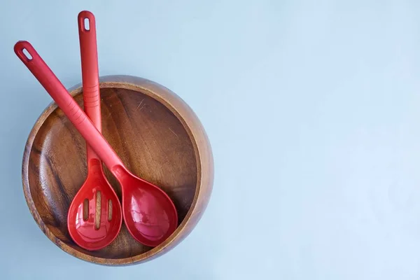 Studio Photo Wooden Bowl — Stock Photo, Image